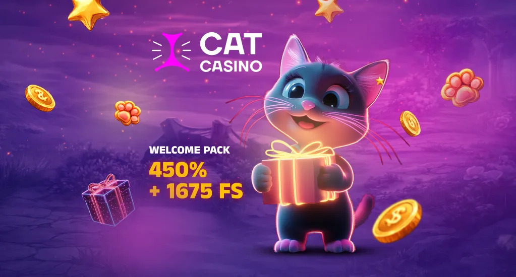 Баннер Обзор казино Кэт (CAT)